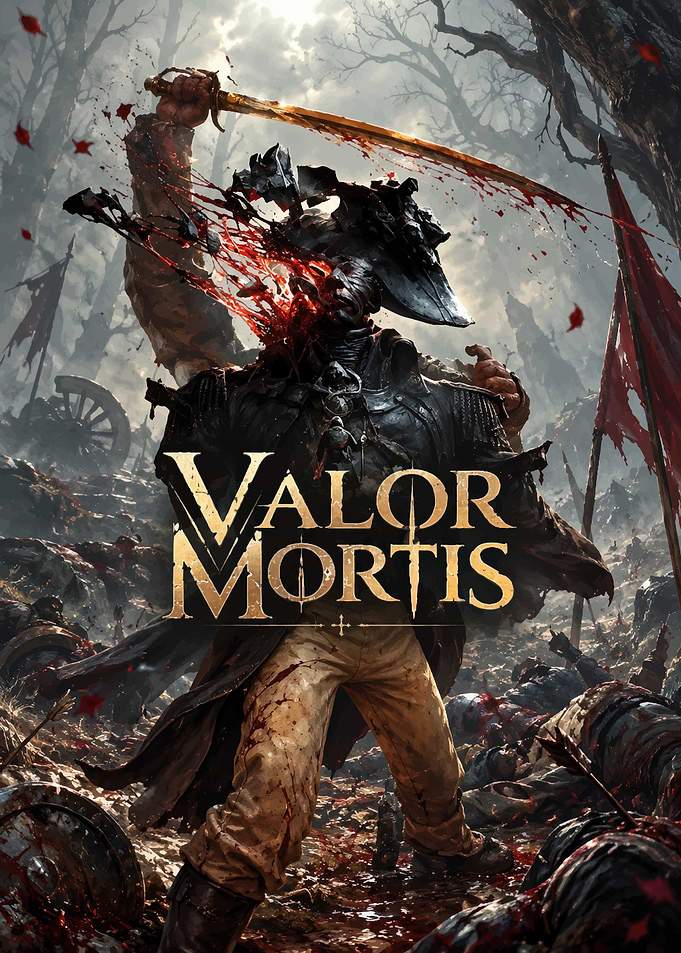 Valor Mortis Dark Fantasy Battle Scene