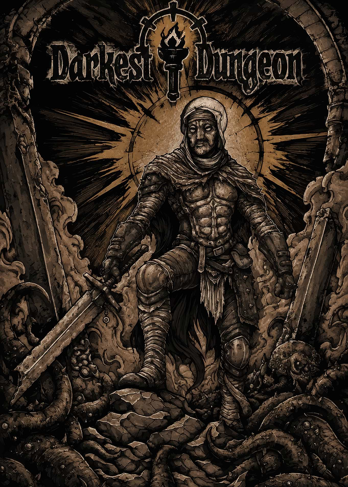 Darkest Dungeon Leper Character Poster
