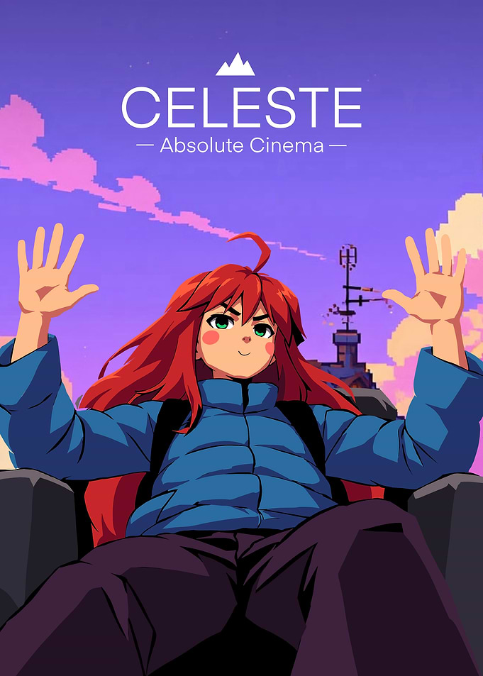 Celeste Absolute Cinema Fan Art