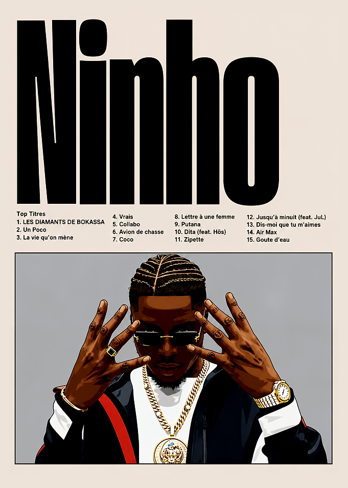 Ninho Music Poster Art