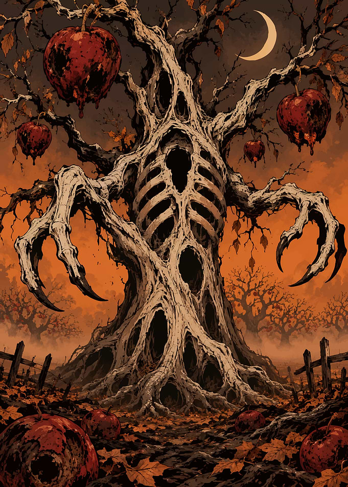 Haunted Skeleton Apple Tree