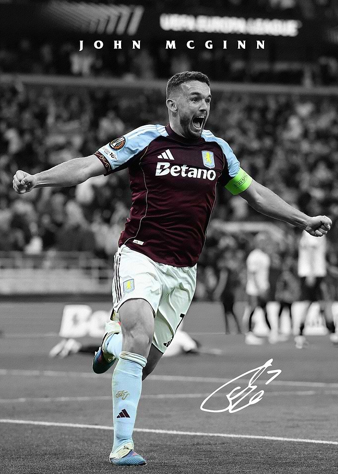John McGinn Celebration Poster