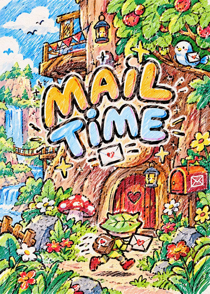 Mail Time Game Key Art