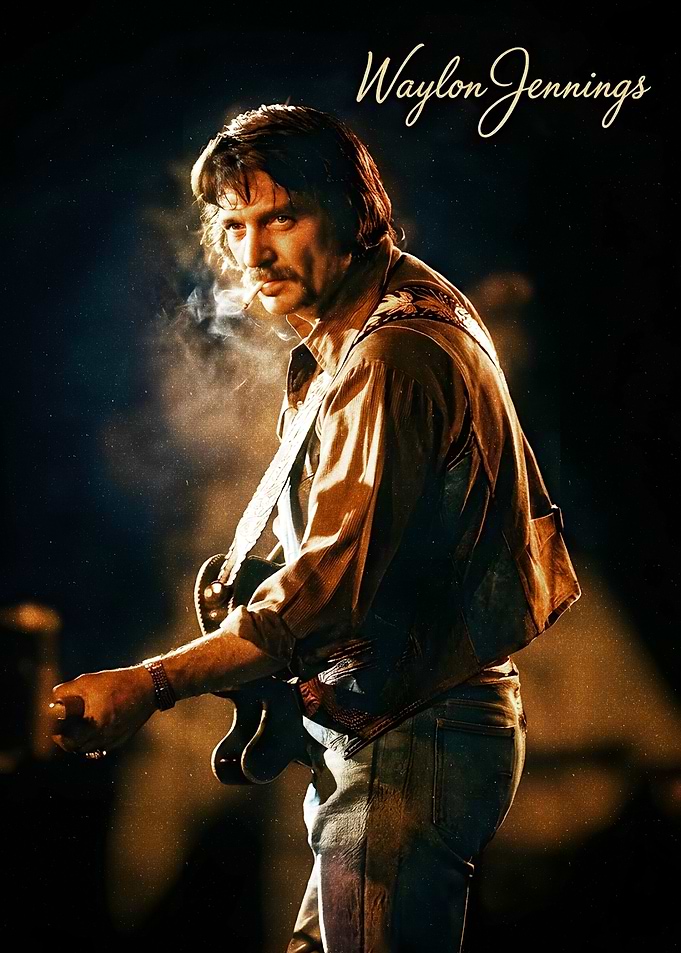 Waylon Jennings Country Music Portrait