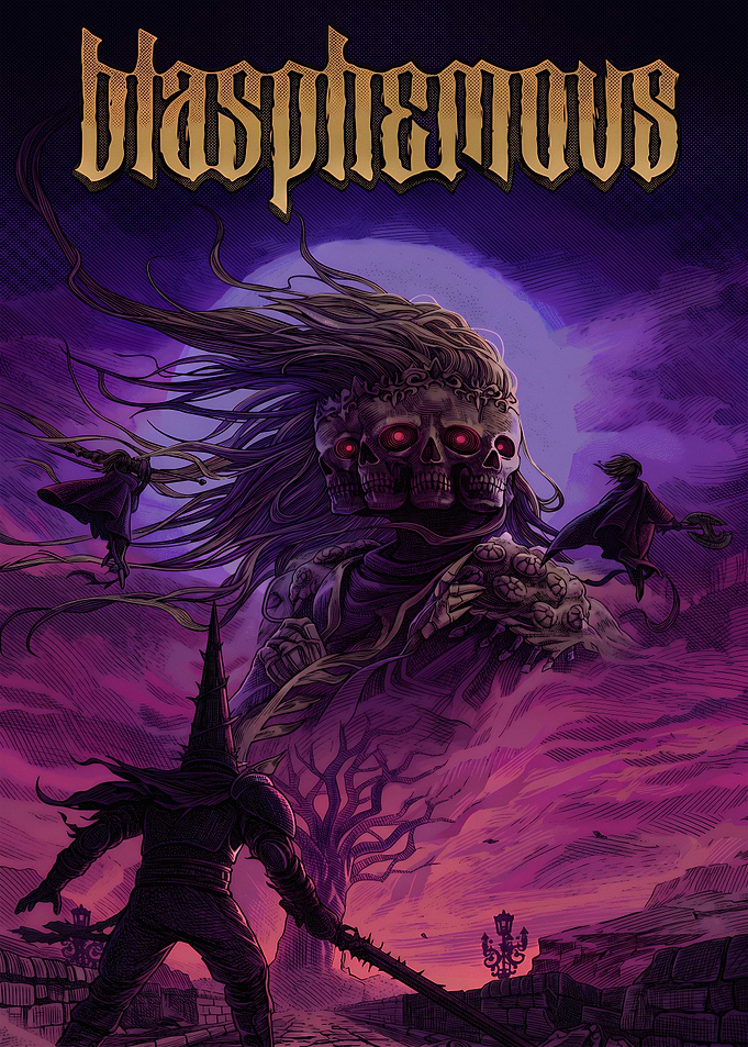 Blasphemous Video Game Poster Art