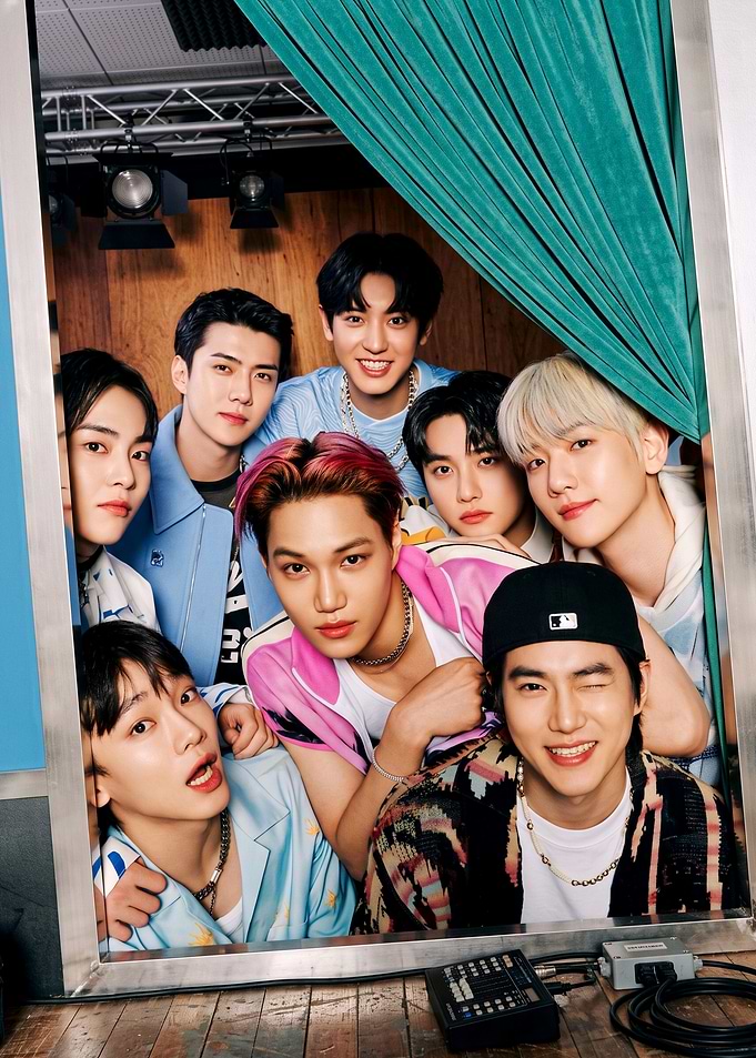 EXO Group Portrait Photo Poster