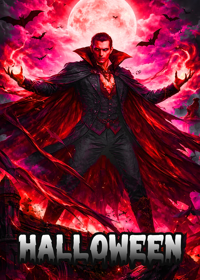 Dracula Halloween Poster