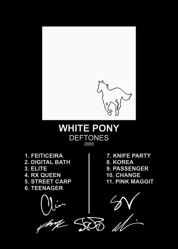 Deftones White Pony Album Poster