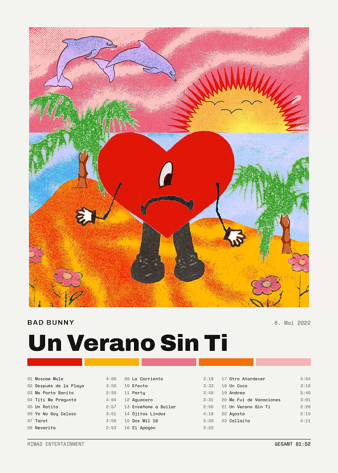 Bad Bunny Un Verano Sin Ti Poster