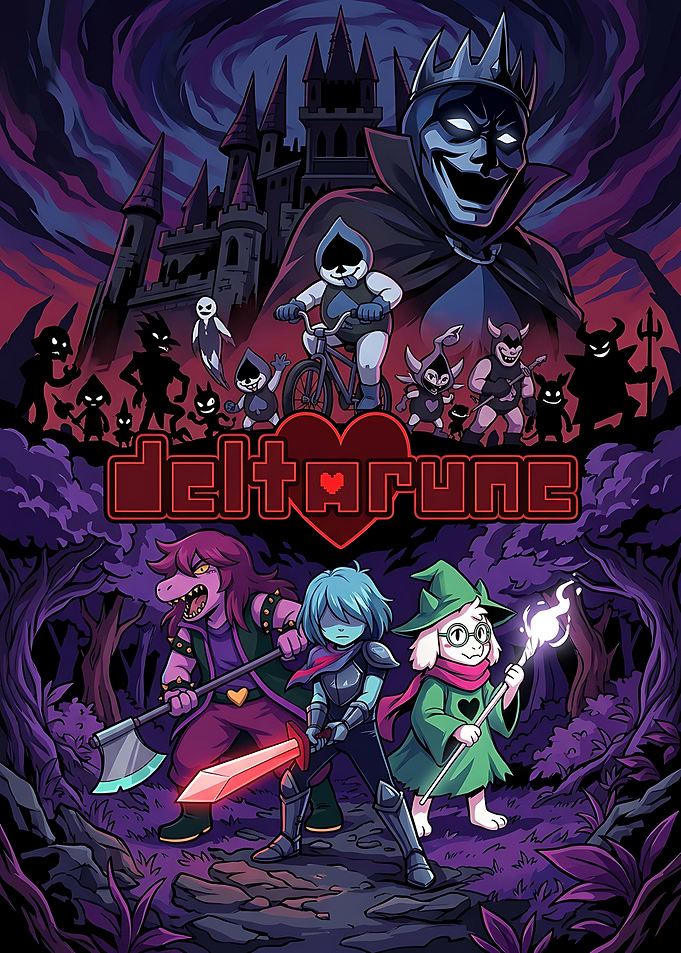Deltarune Game Poster Art