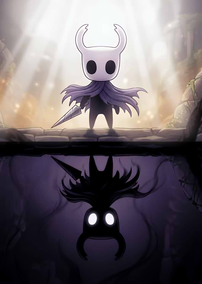 Hollow Knight Reflection Digital Art