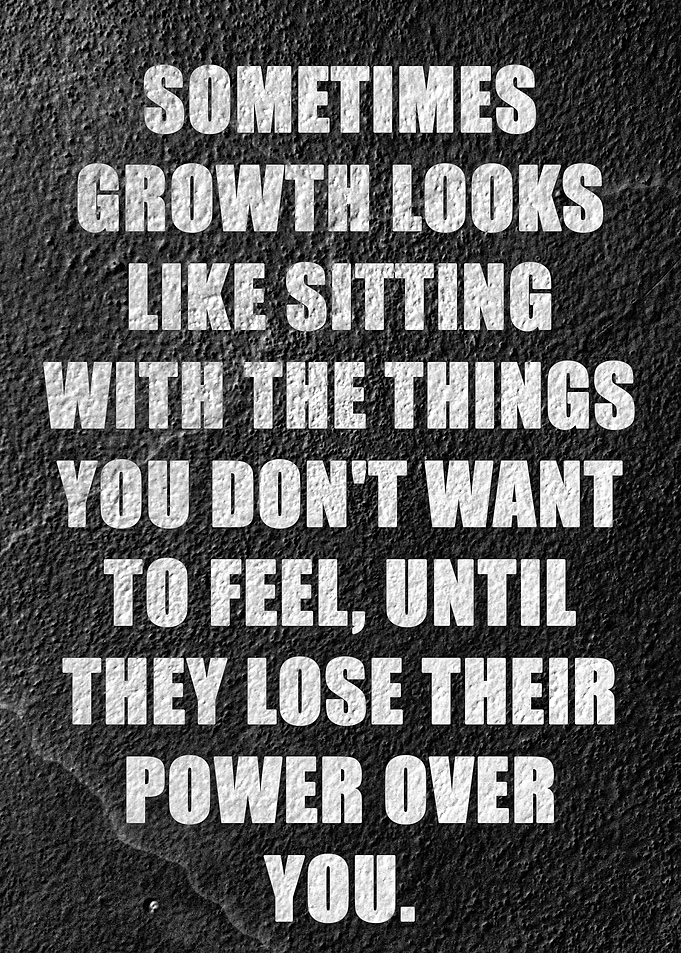 Inspirational Growth Quote Wall Art