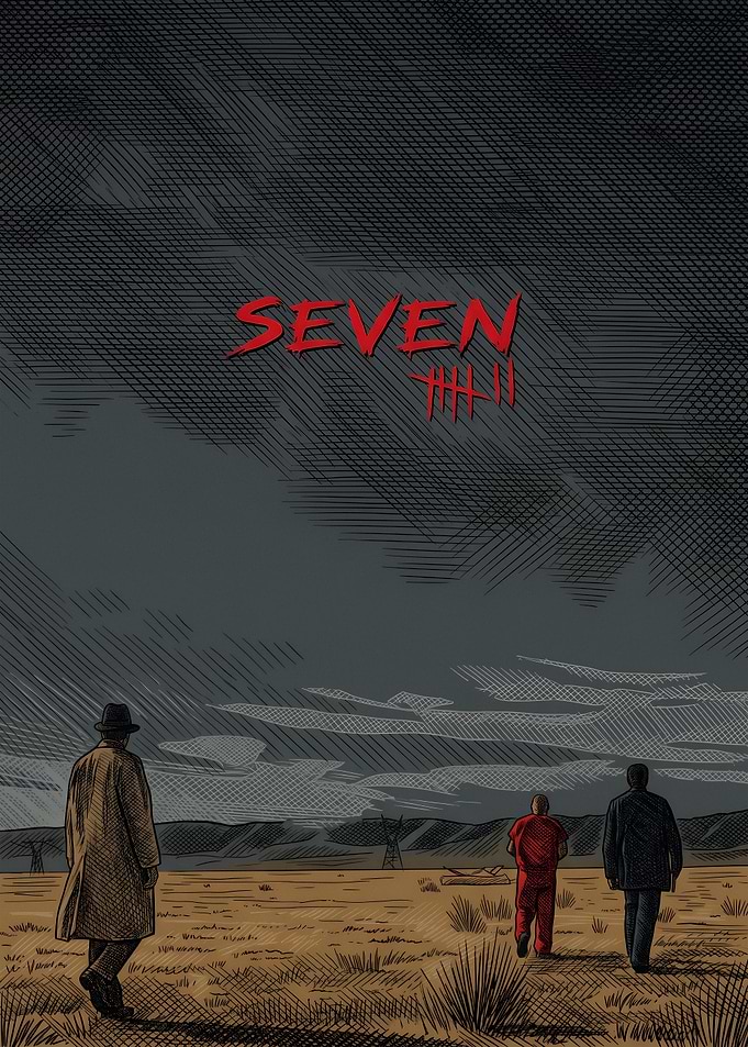 Seven Movie Poster Illustration