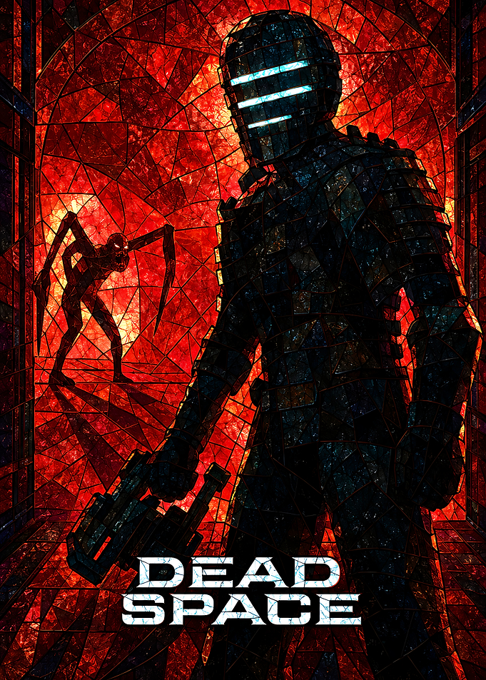 Dead Space Stained Glass Poster