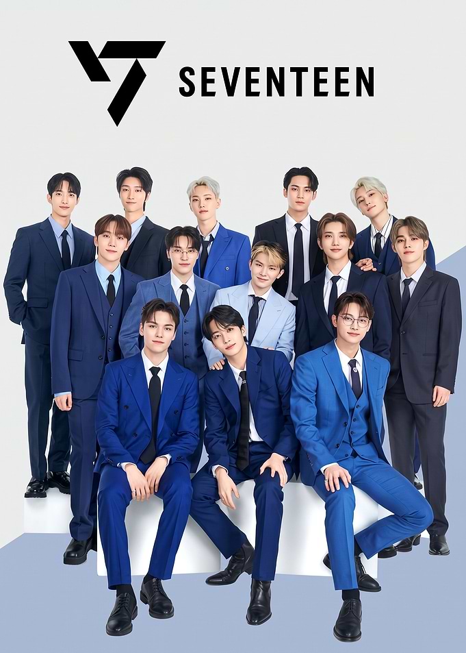 SEVENTEEN K-pop Group Portrait