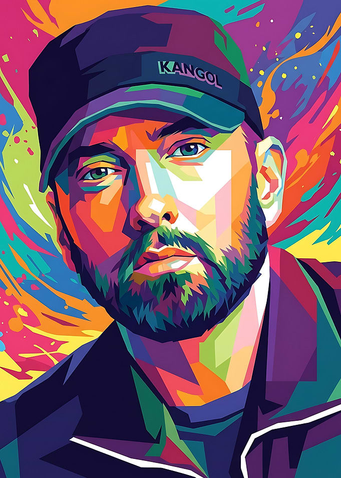 Eminem Pop Art Portrait