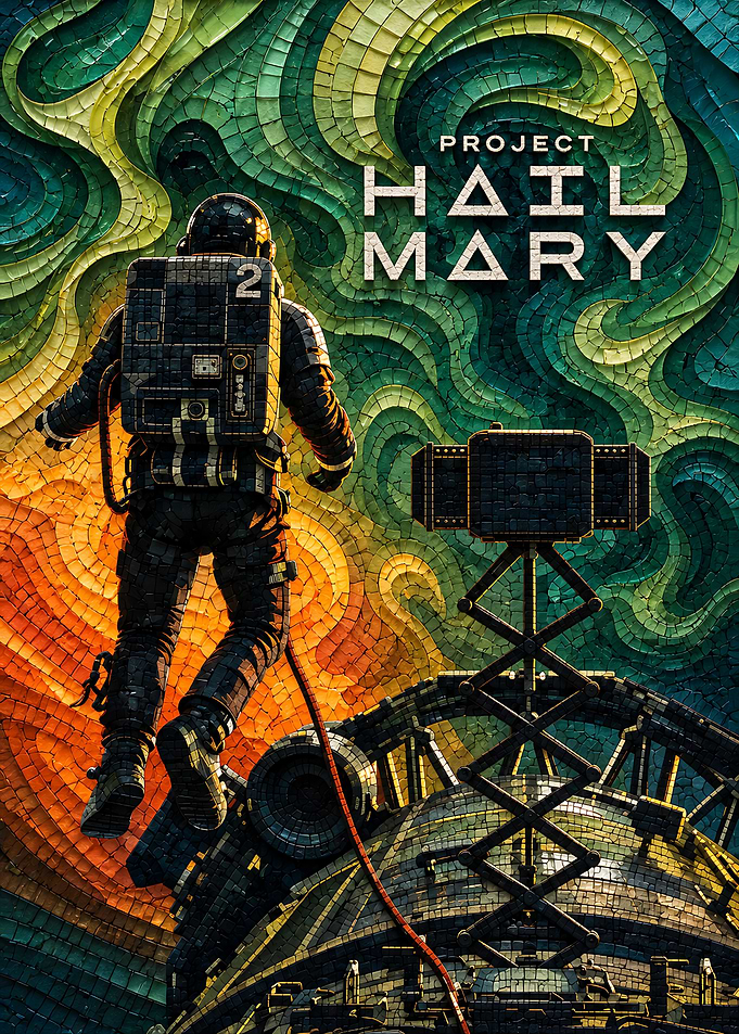 Project Hail Mary Mosaic Poster
