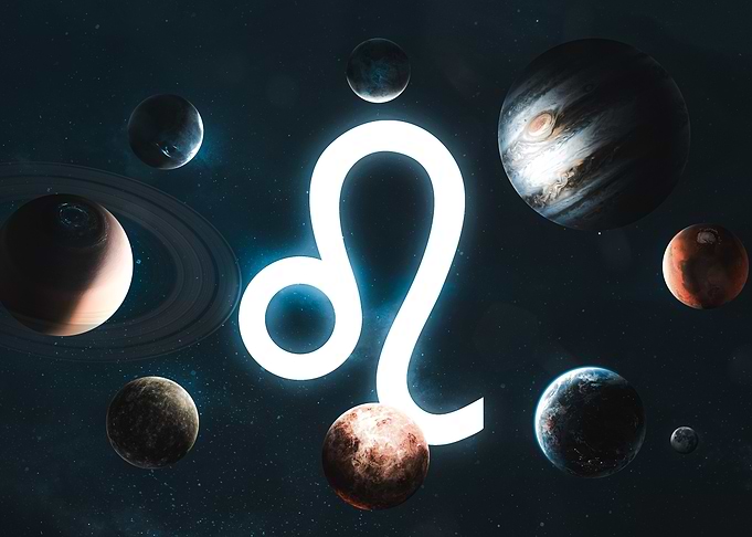 Leo Zodiac Sign in Space