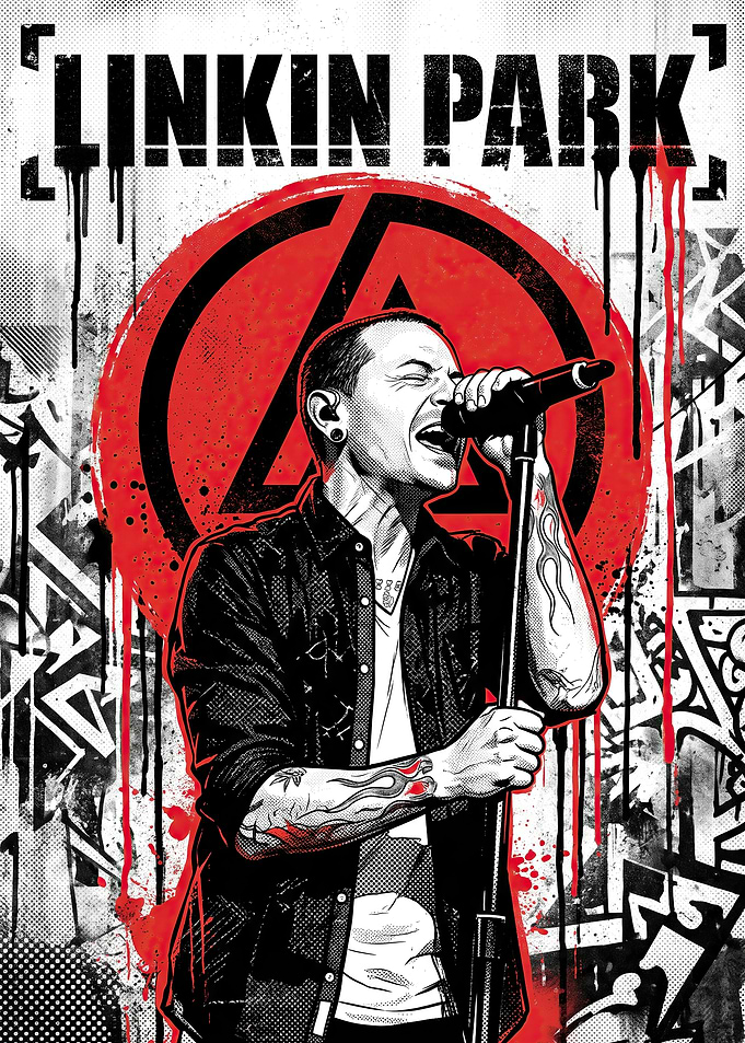 Linkin Park Chester Bennington Poster