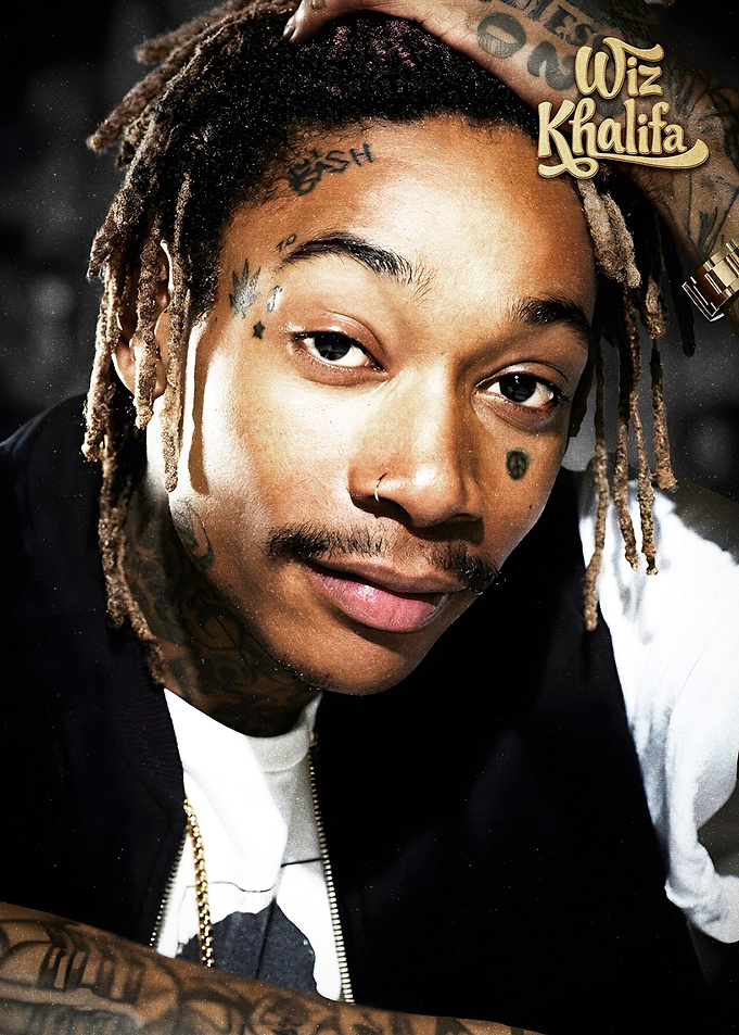 Wiz Khalifa Portrait Poster
