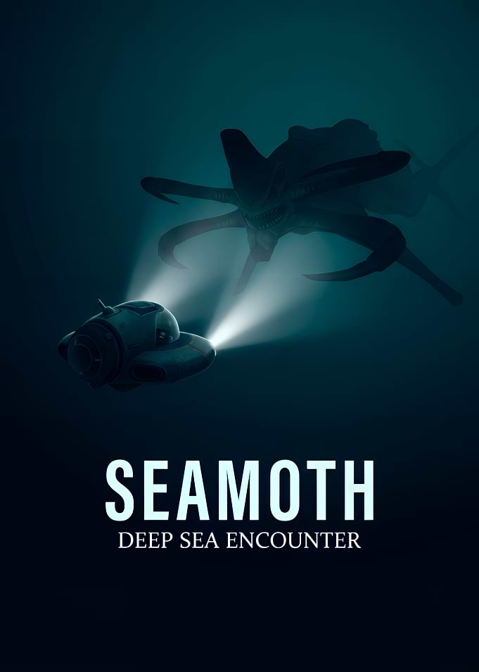 Subnautica Seamoth Deep Sea Encounter Poster