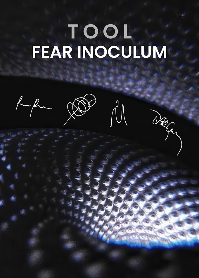 Tool Fear Inoculum Signed Poster