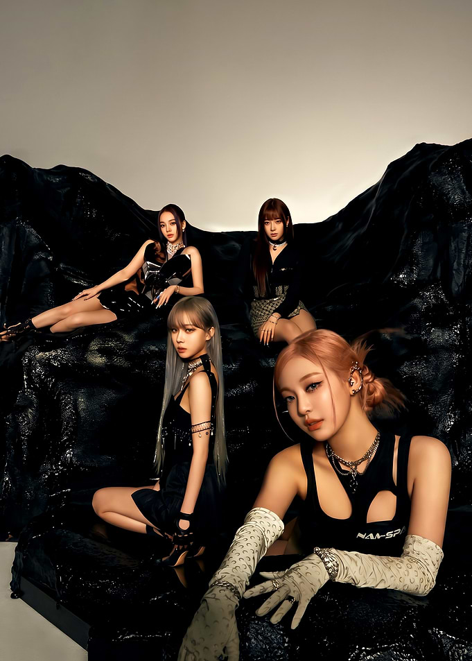 aespa K-pop Group Promotional Photo Poster