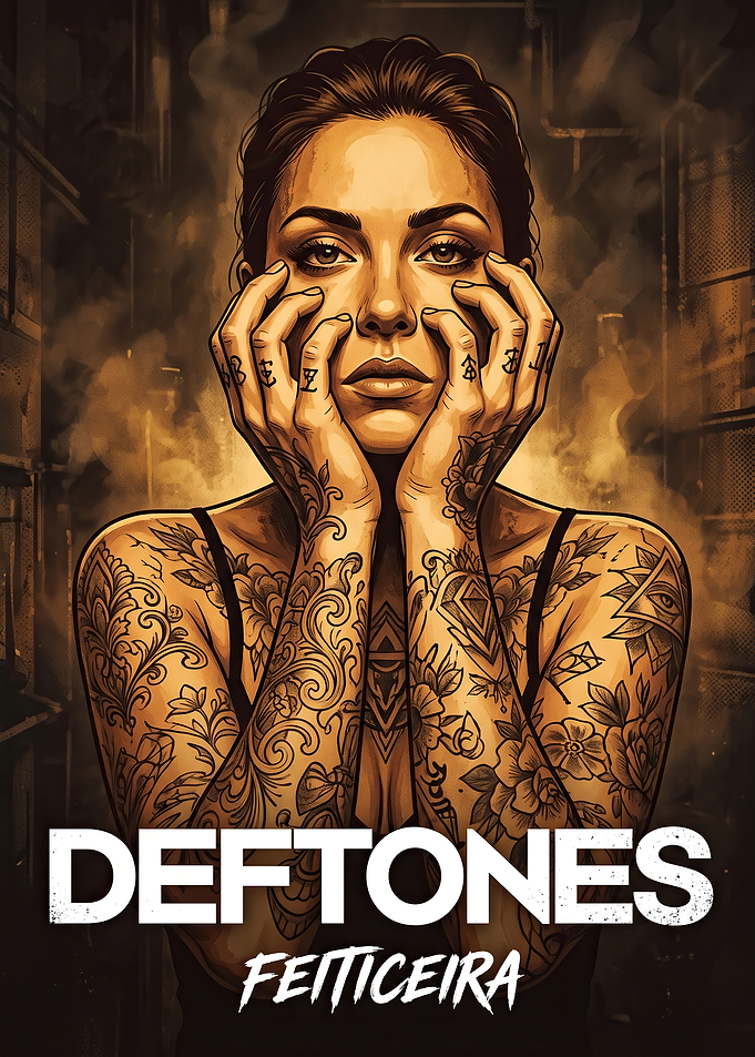 Deftones Feiticeira Tattooed Woman Poster