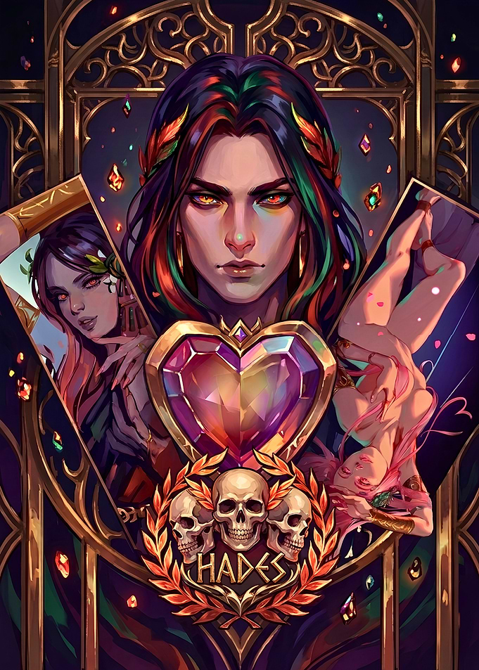 Hades God of the Underworld Illustration