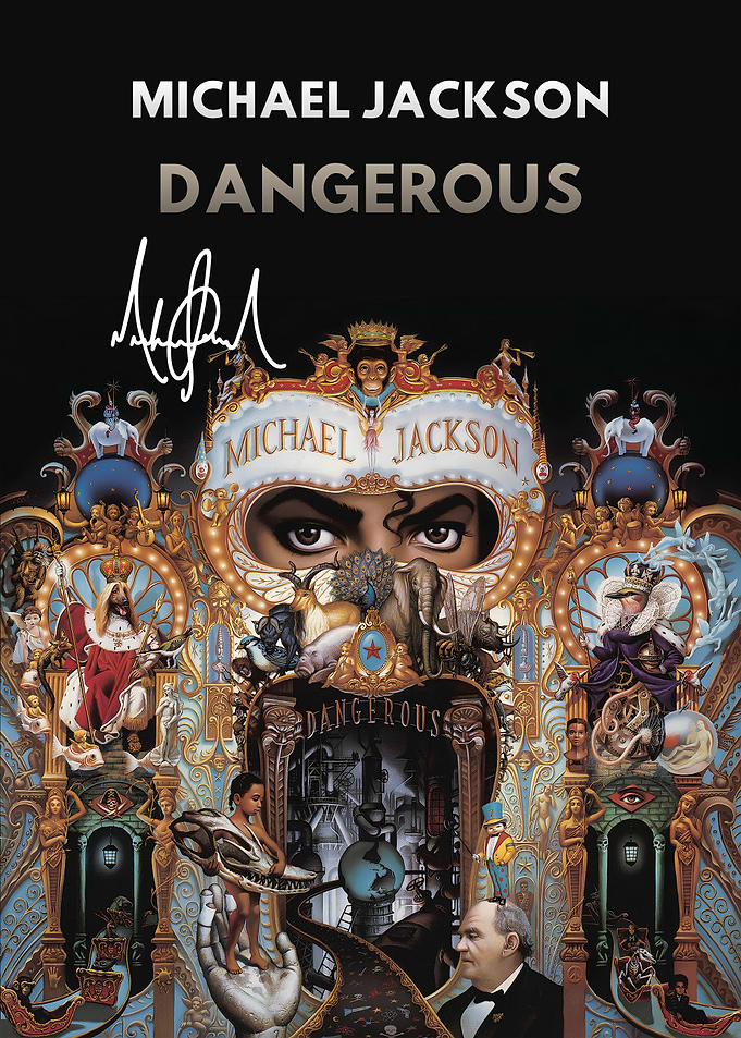 Michael Jackson Dangerous Album Cover Art