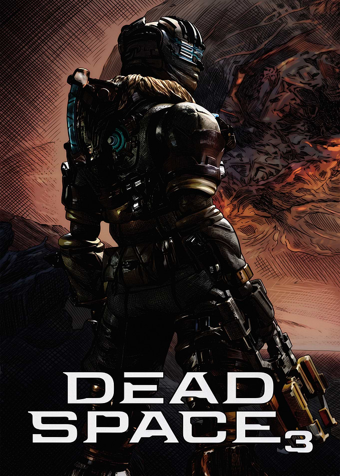 Dead Space 3 Isaac Clarke Poster
