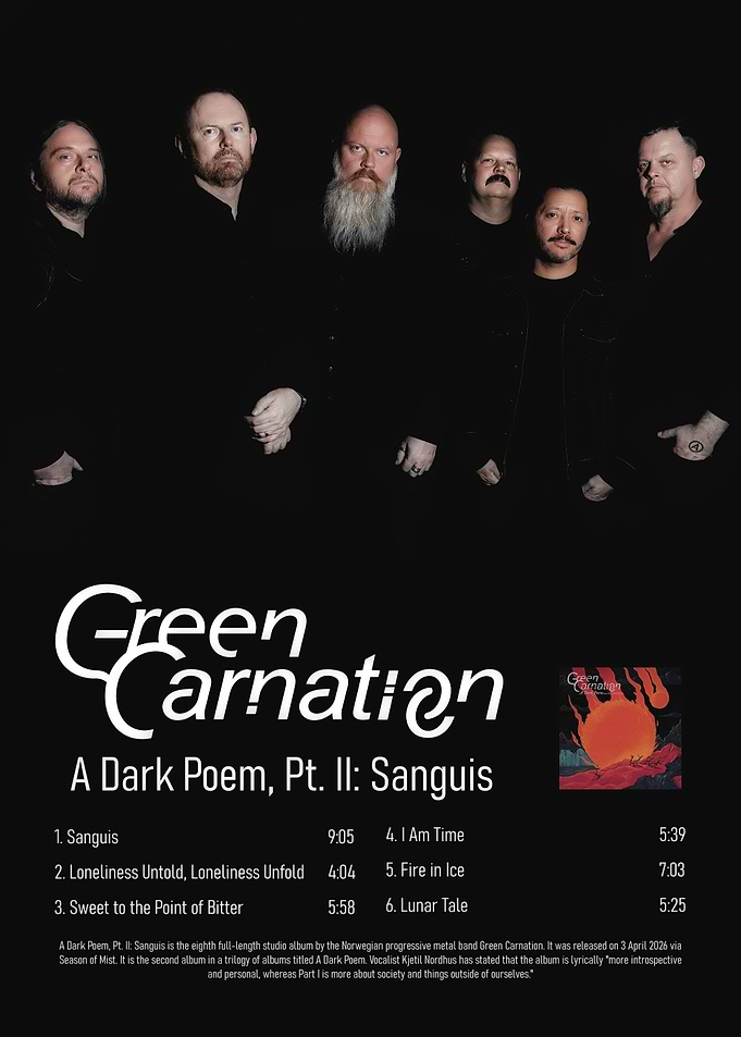 Green Carnation A Dark Poem Pt II Sanguis