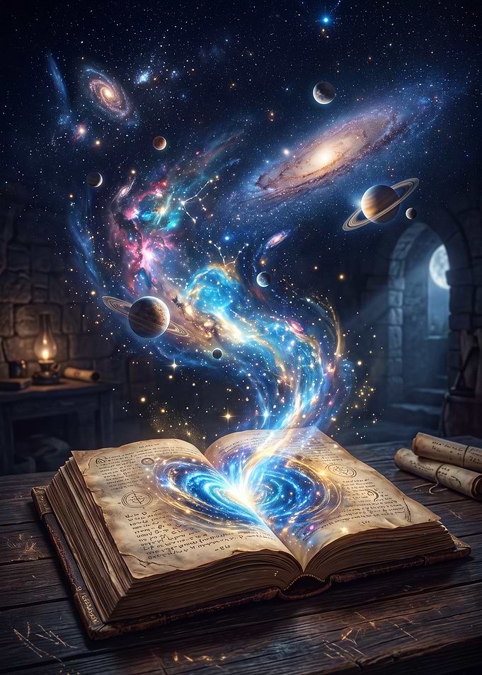 Magical Book of Cosmic Wonders