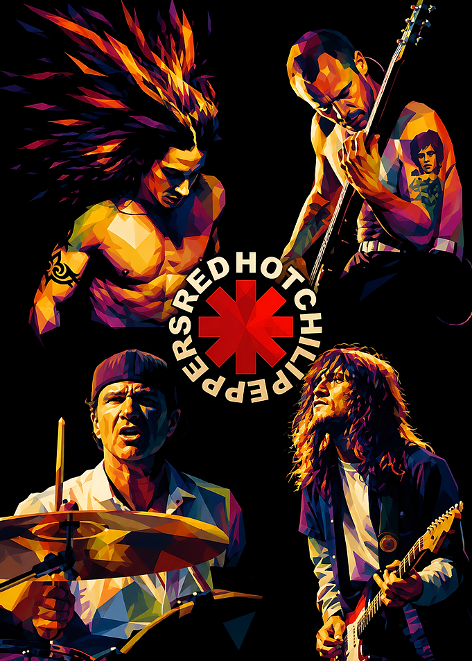 Red Hot Chili Peppers WPAP Poster