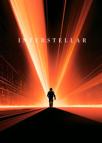 Interstellar Movie Poster Astronaut