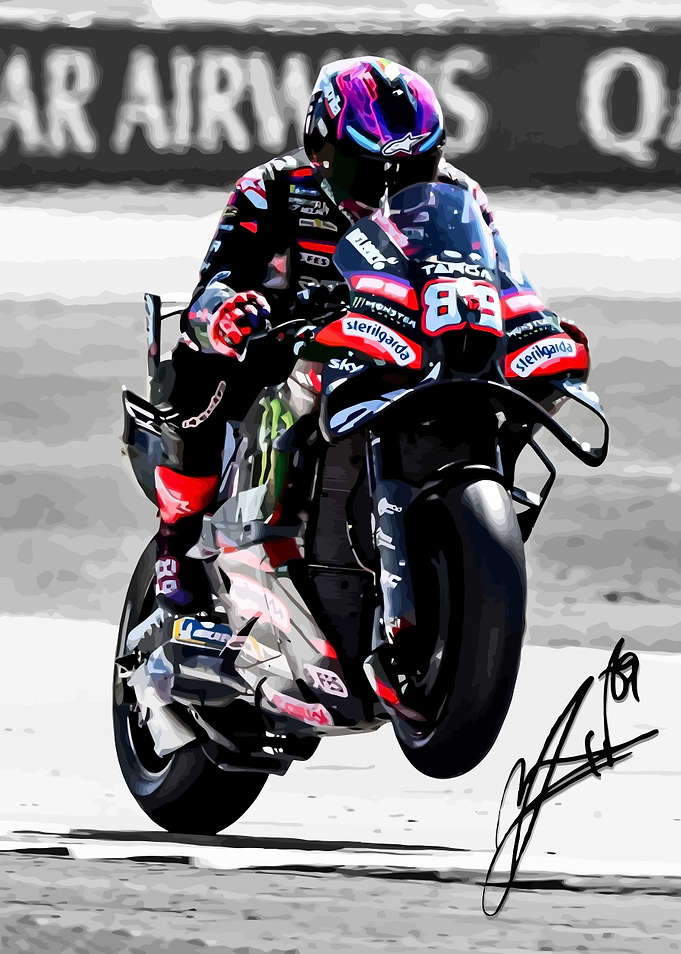 Jorge Martin MotoGP Wheelie Action