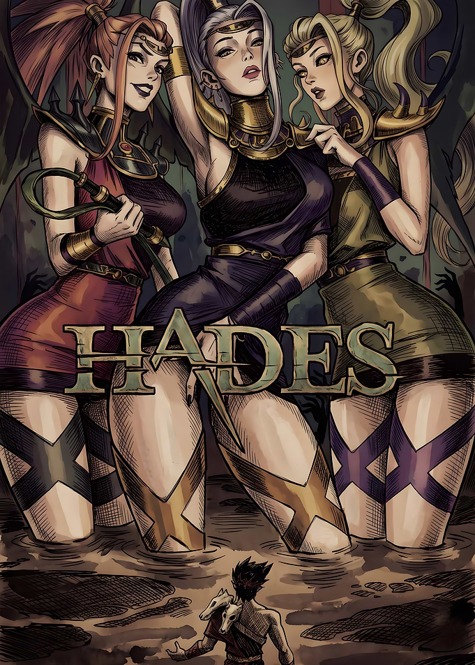 Hades Game Art Illustration