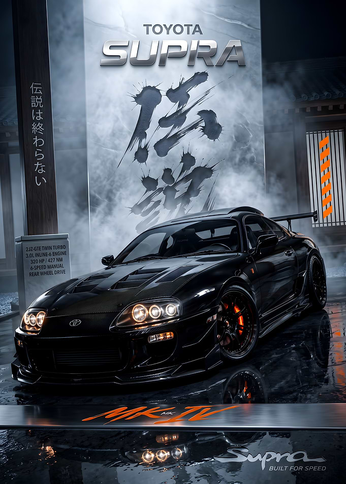 Toyota Supra MK IV Poster