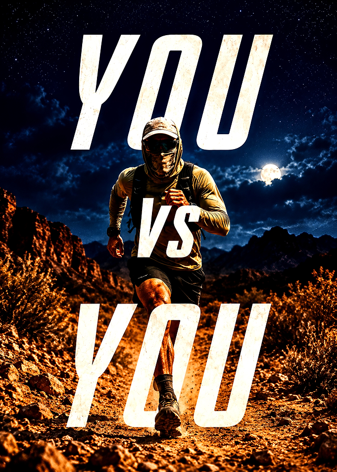 You vs You Trail Runner Poster