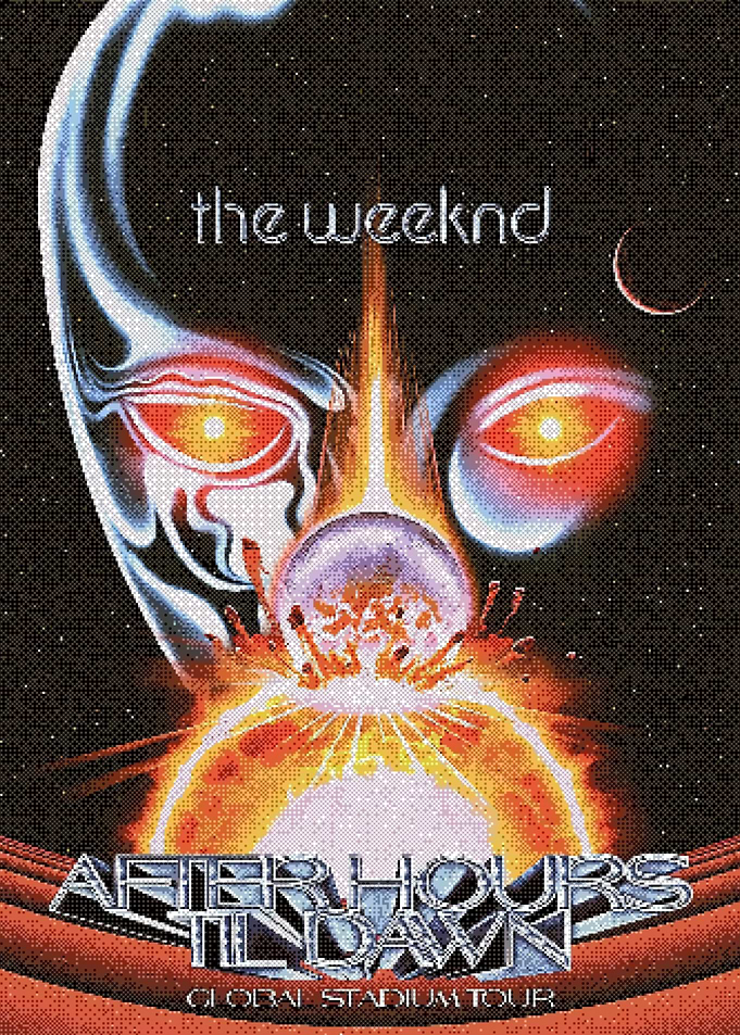 The Weeknd After Hours Tour Poster