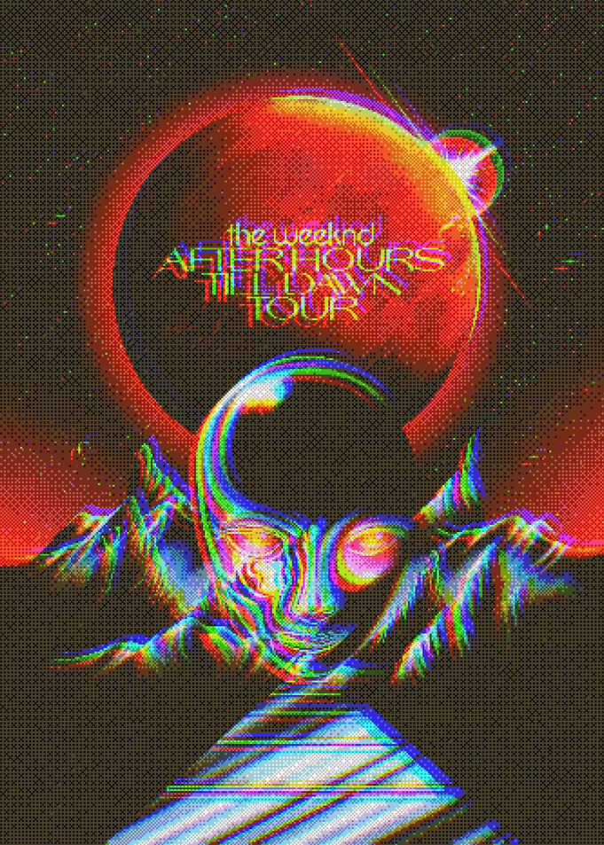 The Weeknd After Hours Tour Poster