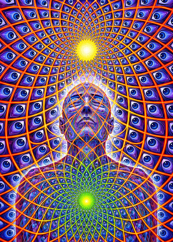 Psychedelic Spiritual Awakening Vision