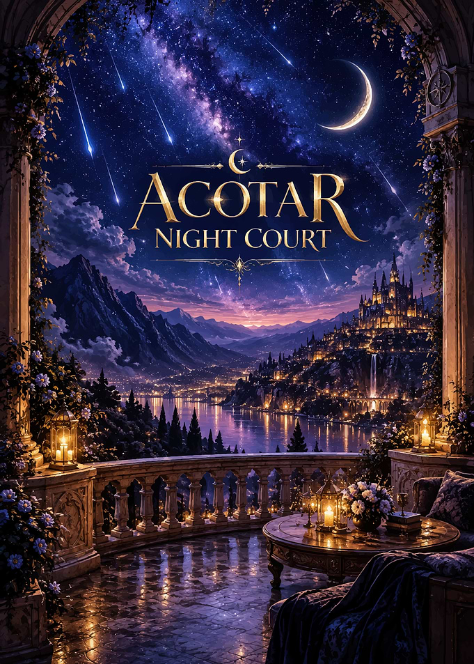 ACOTAR Night Court Fantasy Landscape