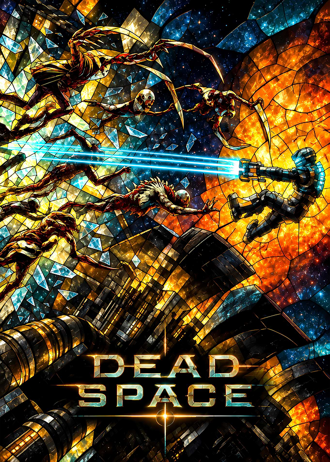 Dead Space Stained Glass Poster