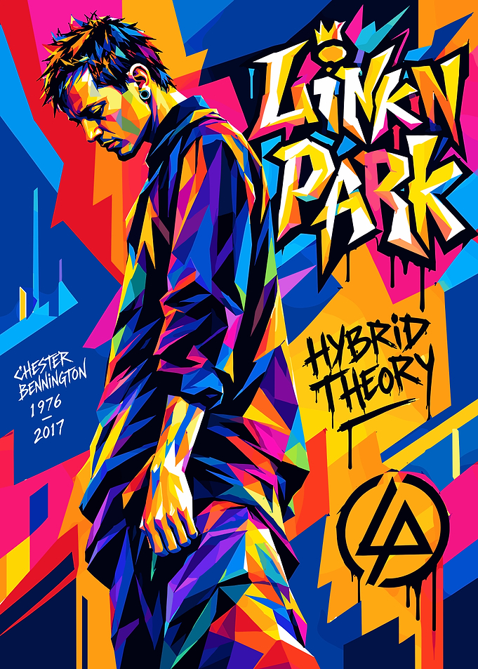 Chester Bennington Linkin Park Pop Art