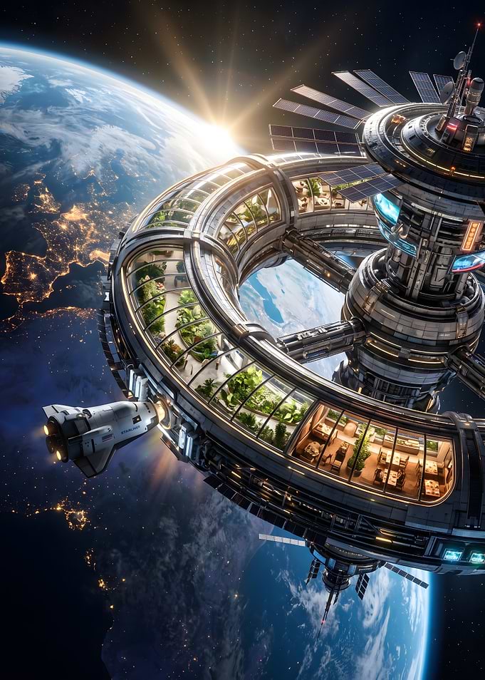 Space Tourism Mega Station
