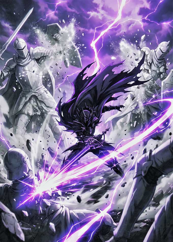 ECLIPSIA — Dark Lord Battling Armored Soldiers