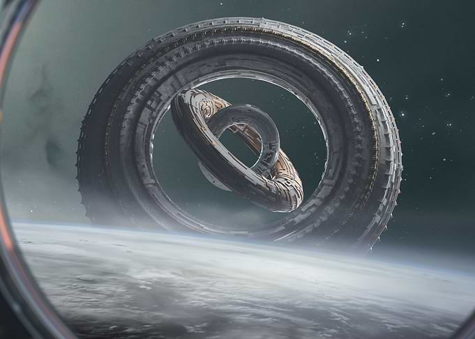 Massive Orbital Ring Space Station