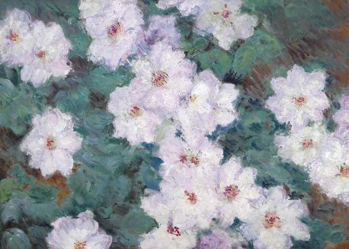 'Clematis' (1887) by Claude Monet