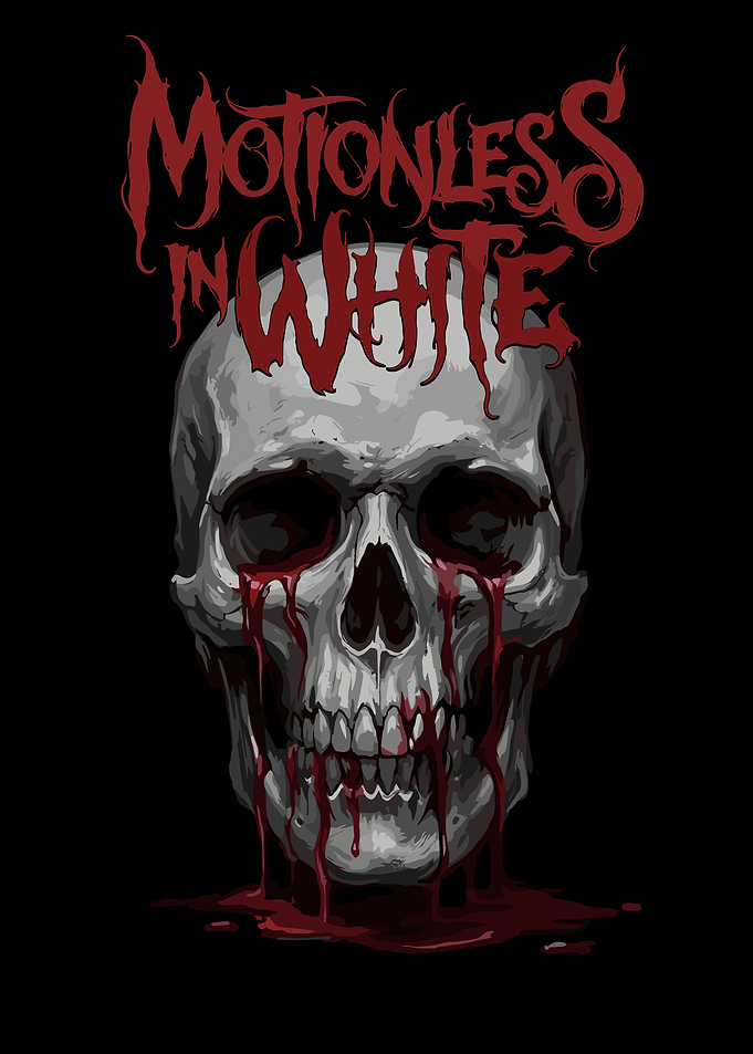 Motionless In White Skull Graphic